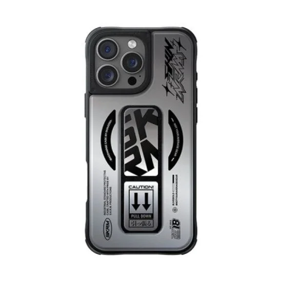 Cover Iphone 16 Pro Max Kira Kobay Magsafe Case With Grip Skin Arma - Gray